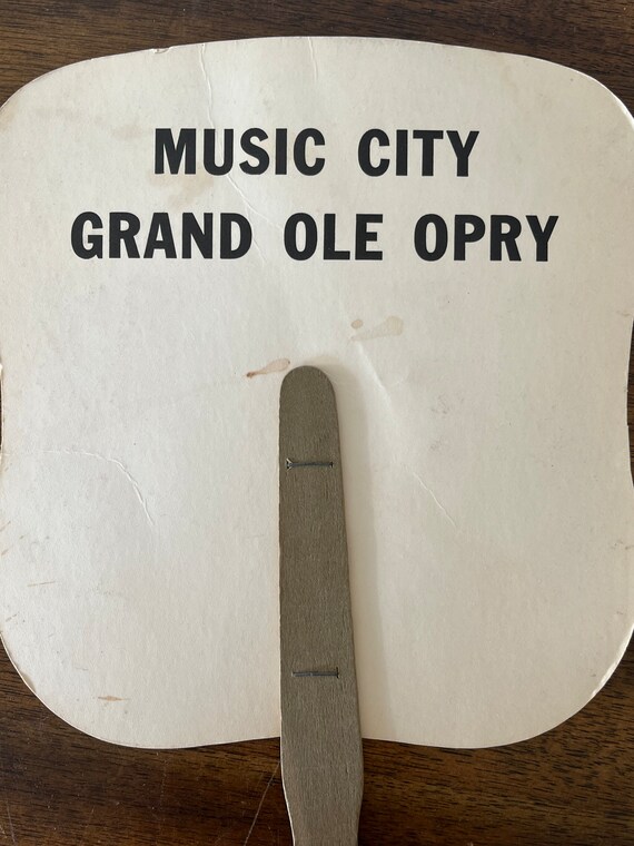 1950's Music City Grand Ole Opry Hand Fan - Vinta… - image 6