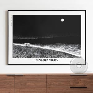 Berserk Manga Poster, Kentaro Miura Art Print, Japanese Anime Wall Art Gifts, A3/A4/A5 Framed Posters