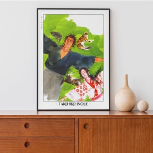 Vagabond Poster | Framed Takehiko Inoue Manga Wall Art