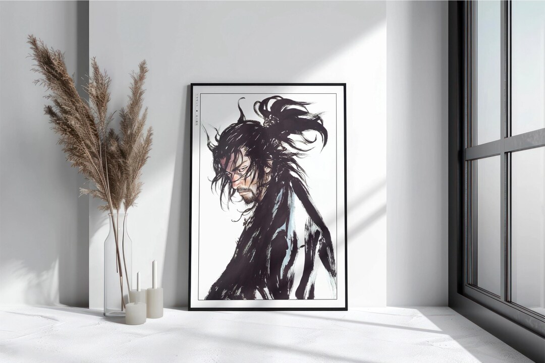 Vagabond Manga Poster | Takehiko Inoue Art Print, Japanese Anime