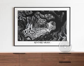 Berserk Poster | Framed Kentaro Miura Manga Wall Art