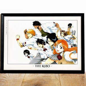  POSTER STOP ONLINE Bleach - Manga Anime TV Show Poster Print  (Group - Chained) (Size 24 x 36) (Clear Poster Hanger) : Office Products