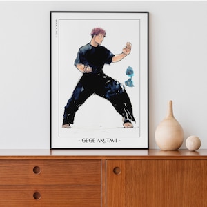 JJK Anime Poster | Framed Gege Akutami Art Prints