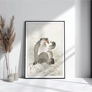 Animal Ukiyo-e Wall Art - Ohara Koson wall art, Nature-inspired decor, japan animal art, ukiyo-e art print, Japanese Art Poster