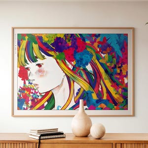 Goodnight Pun Pun Manga Artwork - Punpun poster, manga gift ideas, Japanese Art Work, Anime Artistry, psychedelic art uk