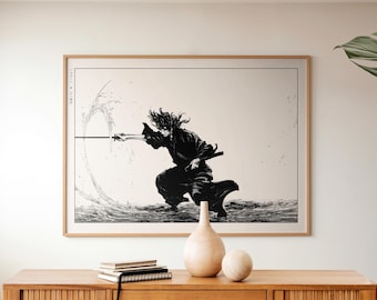 Vagabond Manga Poster | Takehiko Inoue Kunstdruck, Japanische Anime Wandkunst Geschenke, A3/A4/A5 gerahmte Poster