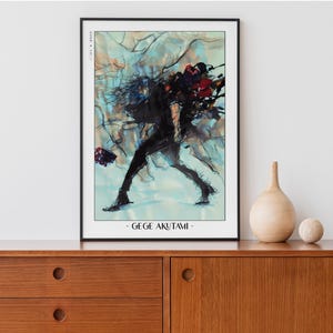 JJK Anime Poster | Framed Gege Akutami Art Prints