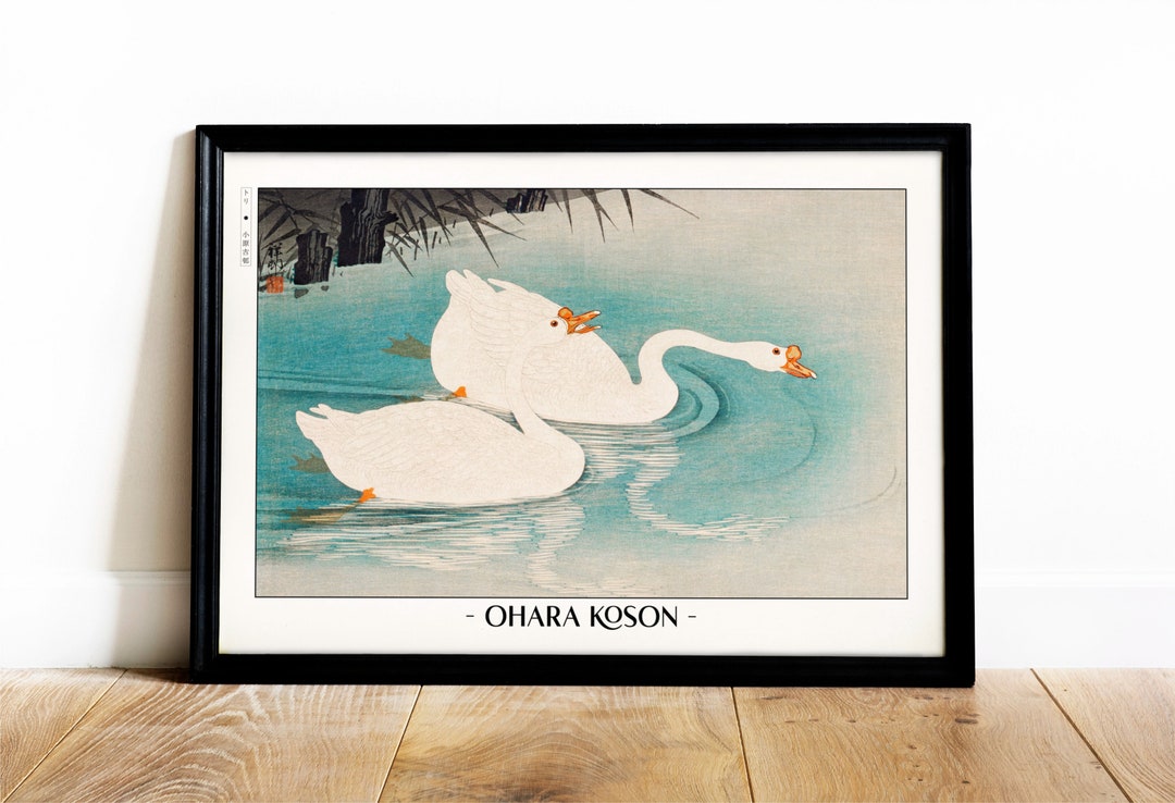 Artery8 Weihnachtskarte „Kuckuck Im Regen“ – Japanische Malerei Von Ohara Koson, 17.5x12.5 Cm, Mit Umschlag