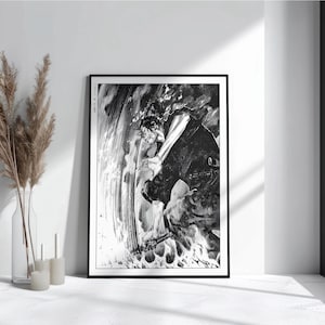 Vagabond Manga Poster | Takehiko Inoue Art Print, Japanese Anime Wall Art Gifts, A3/A4/A5 Framed Posters