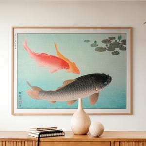 Animal Ukiyo-e Wall Art - Ohara Koson wall art, Nature-inspired decor, japan animal art, ukiyo-e art print, Japanese Art Poster