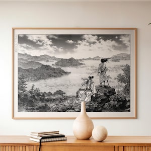 Vagabond Manga Poster | Takehiko Inoue Art Print, Japanese Anime Wall Art Gifts, A3/A4/A5 Framed Posters