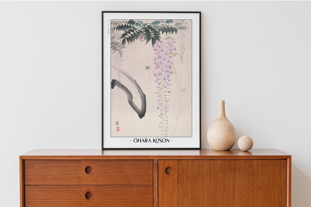 Ohara Koson Art Print | Japanese Flowers Artwork - Etsy