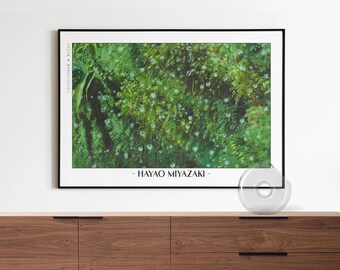 Studio Ghibli Poster | Framed Hayao Miyazaki Art Prints - Etsy