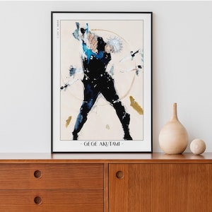 JJK Anime Poster | Framed Gege Akutami Art Prints