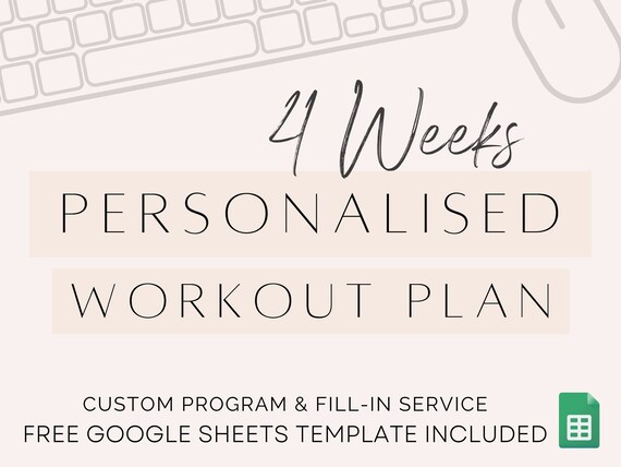 Free personalised workout plan sale