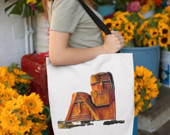 We Are Our Mountains, Mountain View Tote Bag, Canvas Tote Bag, Trendy Tote Bag, Mountain Range Design, Aesthetic Tote Bag, Cute Tote Bag