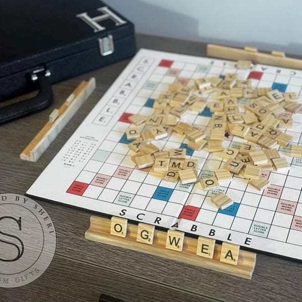 Scrabble Board Game - Etsy