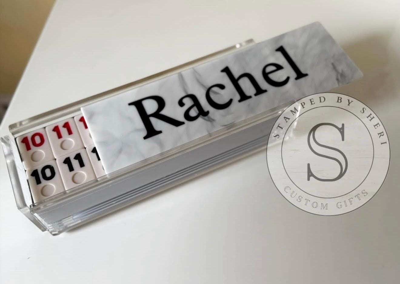 Lucite Rummikub Luxury Lucite Rummikub Set | Family Game With Locker - Etsy