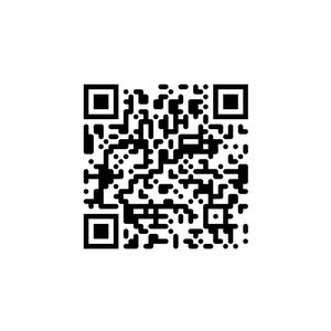 May include: Black and white QR code.