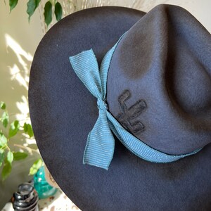 Custom Burned Hat - Cactus - Medium