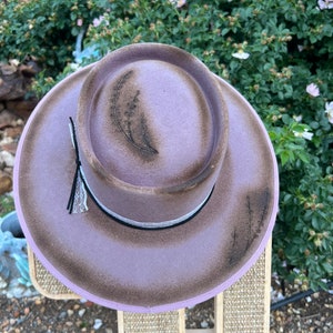 Custom Burned Hat - One Size