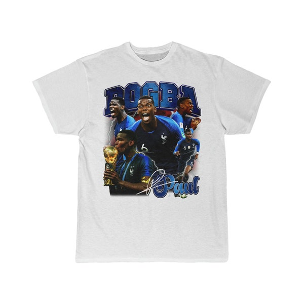 T-shirt Pogba National - Tshirt Paul Pogba en Bleu