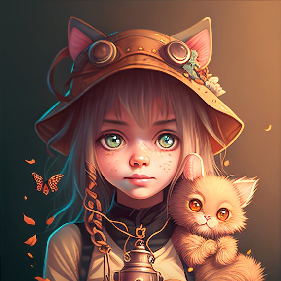 6549 Anime Cat Girl Images Stock Photos  Vectors  Shutterstock