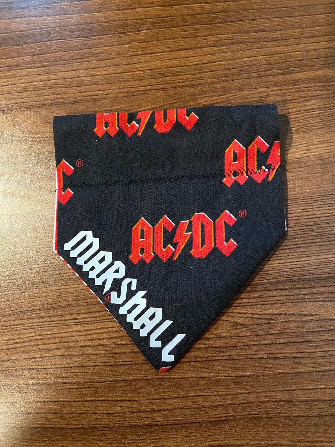 AC/DC Dog Collar Bandana - Etsy