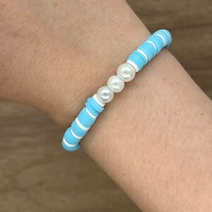 Pearly Dreams | Clay Bead Bracelet