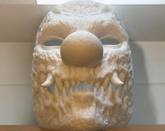 Clown mask, Horror Mask with Sharp Teeth - Unique Art mask