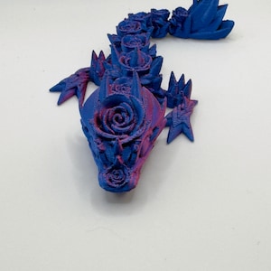 Gelede Baby Rose Dragon, 3D-geprint Cinderwing-ontwerp