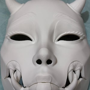 KUCHISAKE MASK,  with Sharp Teeth - Unique Japanese Art, japanese mask
