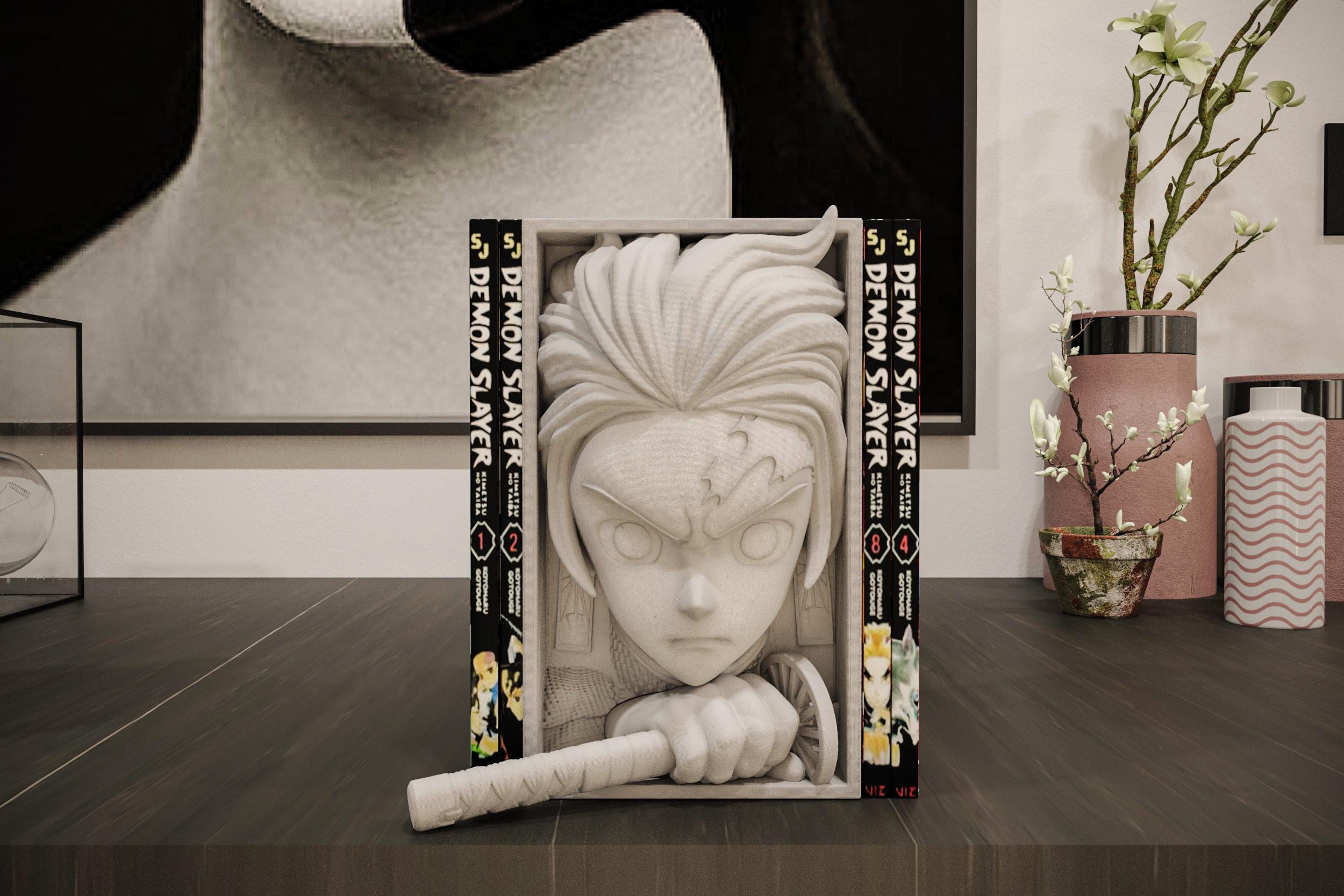 本棚・本収納 Vintage Chest Demon Slayer Inspired Demon Slayer Bookshelf Decor - Etsy