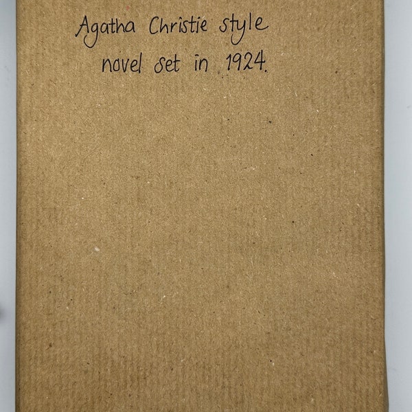 Mystery  Agatha christie Style Novel set in 1924