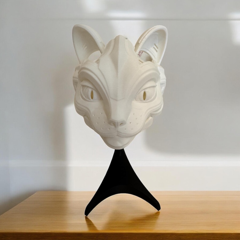 Robot & Cat Wall Mask - Catbot - Cosmic Revelation - Home Decor - Wall ...