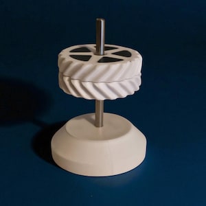 Handmade Magnetic Levitating Revolver design fidget Toy, Spin, Flip Gadget.