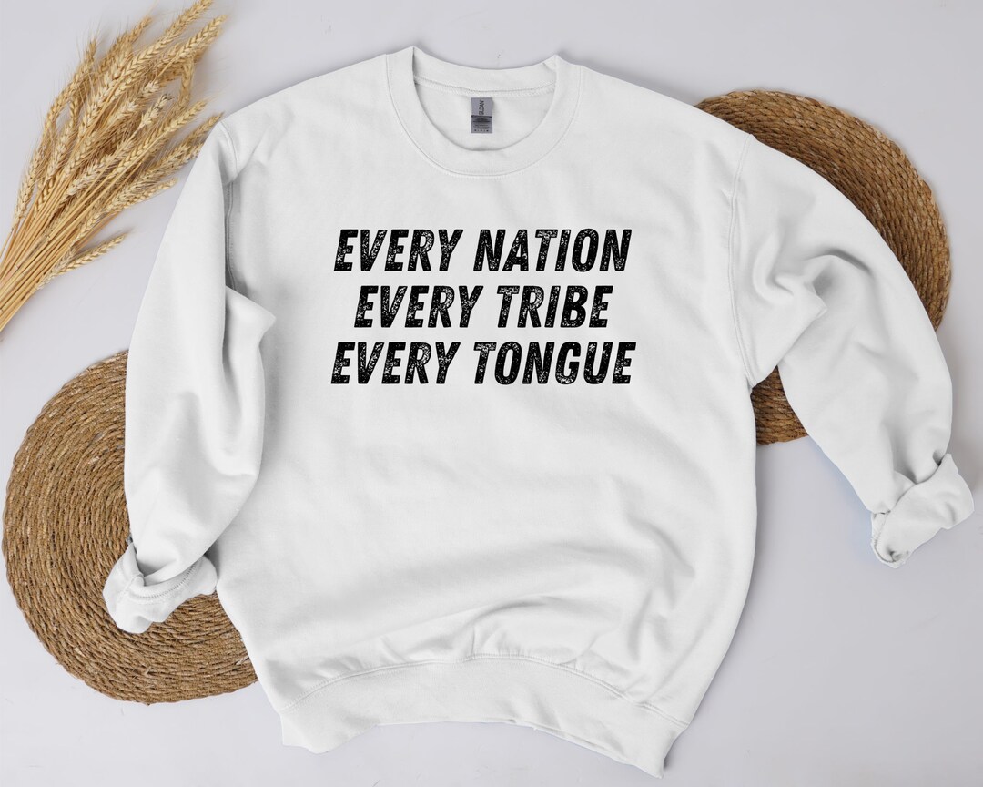 Every Nation Every Tribe Every Tongue Bible Verse Christian - Etsy