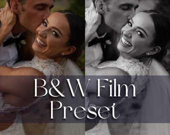 Black & White Film Lightroom Preset