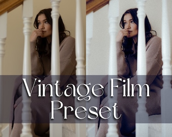 Vintage Film Preset for Lightroom Classic