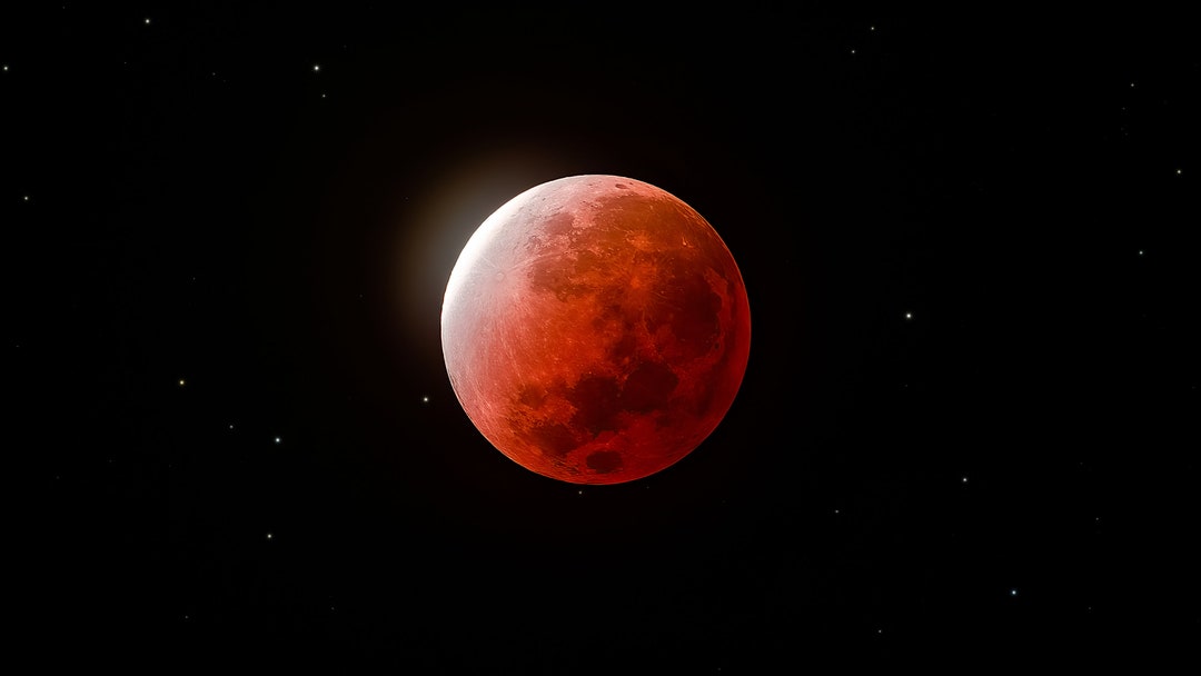 Lunar Eclipse - Large Format - Printable Digital Download - Etsy
