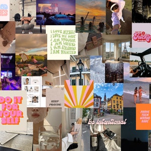 CUSTOM Vision Board: Digital And/or Print. VISUALIZE Your Dream Life - Etsy