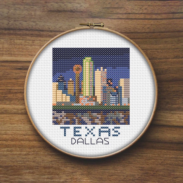 Texas Cross Stitch Etsy