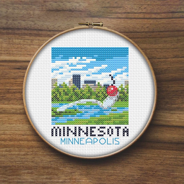 Town Cross Stitch Etsy