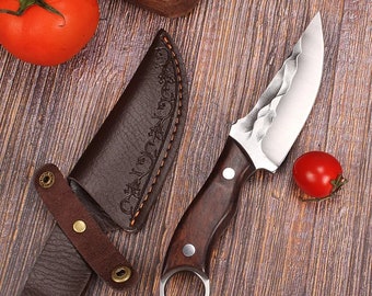 Boning Knife HoKM Kitchen Knife 5cr15 Stainless Steel Meat Cleaver Fruit Knife Butcher Knife Outdoor Portable Camping Knife