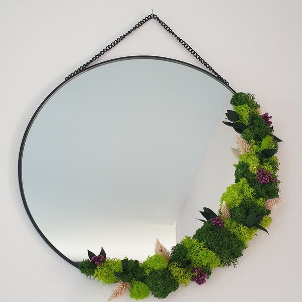 Miroir fleuri végétal