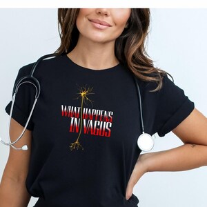 Funny Neurology T Shirt,  Vagus Nerve Tee,  Neurology Nurse, Neurologist, Medical Shirt, Med School Shirt, Physiology Shirt