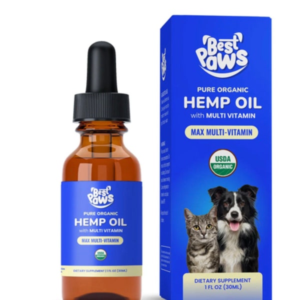 Original hemp seed oil for pets