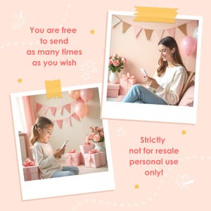 animée d'anniversaire | Voeux d'anniversaire numériques | Envoyer via Messenger | Aucune modification | Carte de voeux vidéo | Carte électronique joyeux anniversaire | pour elle image 5
