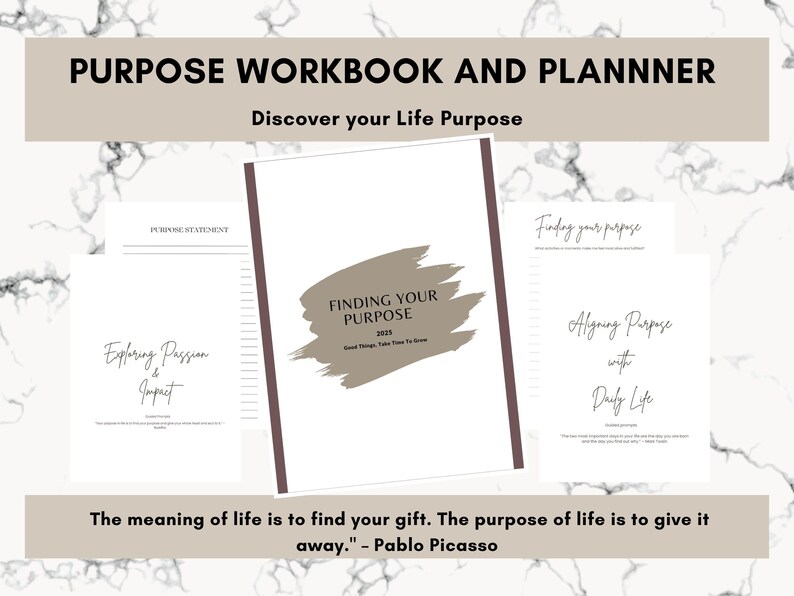 Self Leadership Journal PDF, Intentional Life Plan Worksheets, Purpose ...
