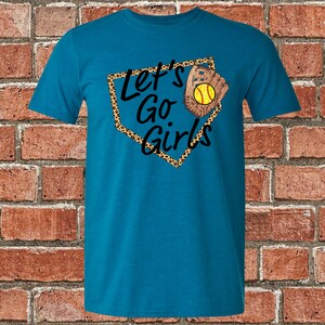 Let's Go Girls/ Softball T-shirt Design/ PNG/ DTF/ Sublimation - Etsy